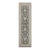 Boho Chic Ziegler 1990's Gray/Ivory Wool Runner Rug- 2'7'' X 8'4'' For Sale