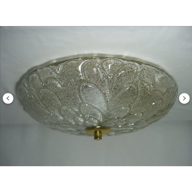 Mid-Century Modern Flush Mount from Barovier & Toso, 1970s For Sale - Image 3 of 12