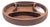1980s Jens Quistgaard Dansk Teak Wood Partitioned Snack Bowl For Sale