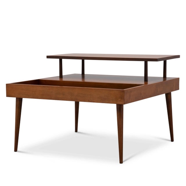 Brown Early Paul McCobb Winchendon Planner Group Side Table Unmarked For Sale - Image 8 of 12