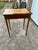 French 19th Century Louis XVI Mahogany Leather Top Side Table For Sale - Image 10 of 12