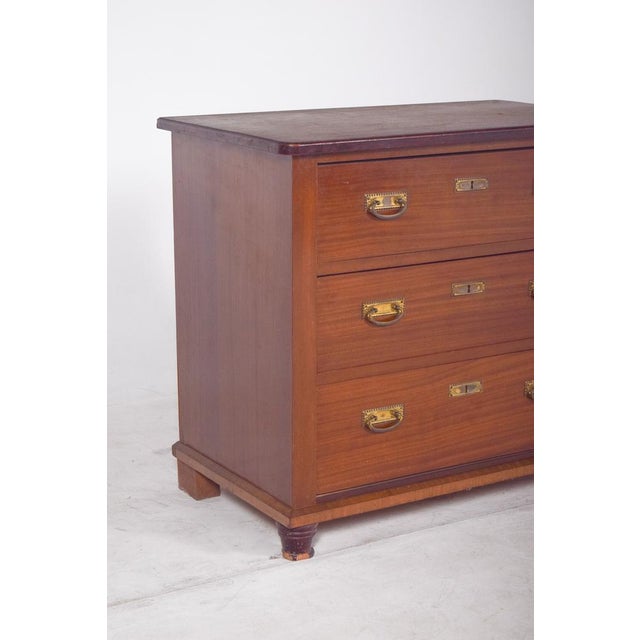 Rustic Vintage Portuguese Chest of Drawers with Crochet, 1920s For Sale - Image 3 of 9