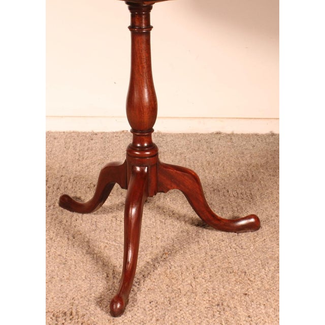 Small Mahogany Pedestal Table, 1800s For Sale - Image 5 of 8