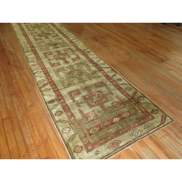 Antique Persian Kurd Runner For Sale - Image 9 of 18
