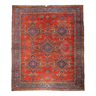 Late 19th Century Persian Sultanabad Rug, 15'06 X 18'03 For Sale