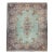 Vintage Oversized Persian Kerman Rug, Hand-Knotted Wool, Floral Pattern, Pale Green & Red, 12x16 For Sale