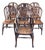 Set of Seven English Wheelback Windsor Chairs For Sale