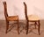 Brown Straw-Seated Cherrywood Chairs, 1970s, Set of 8 For Sale - Image 8 of 13
