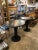 Vintage Iron Gunmetal Bistro Table For Sale In Los Angeles - Image 6 of 7