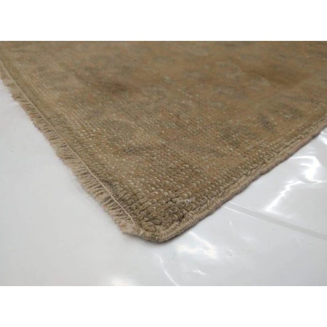 Vintage Oushak , 3'3" X 4'6" For Sale In New York - Image 6 of 6