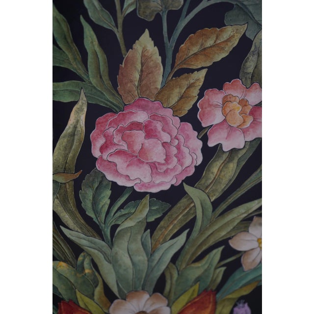 Black Italian Paint Decorated Slate Hanging Panel For Sale - Image 8 of 9