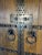 Reproduction Chinese Wood with Iron Doors with Food Dog Knockers - a Pair For Sale In Washington DC - Image 6 of 13