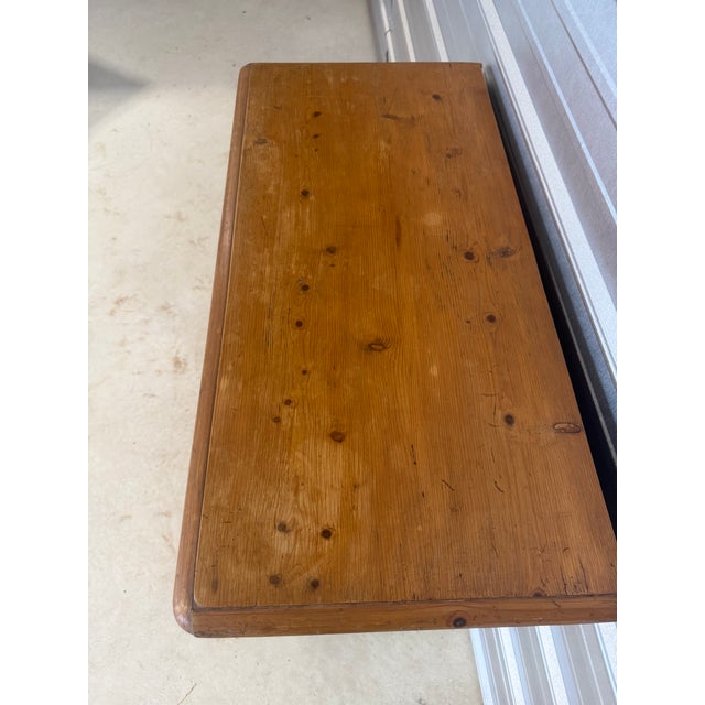 Beige Two Over Two Drawers - Antique Pine Chest of Drawers From England For Sale - Image 8 of 18