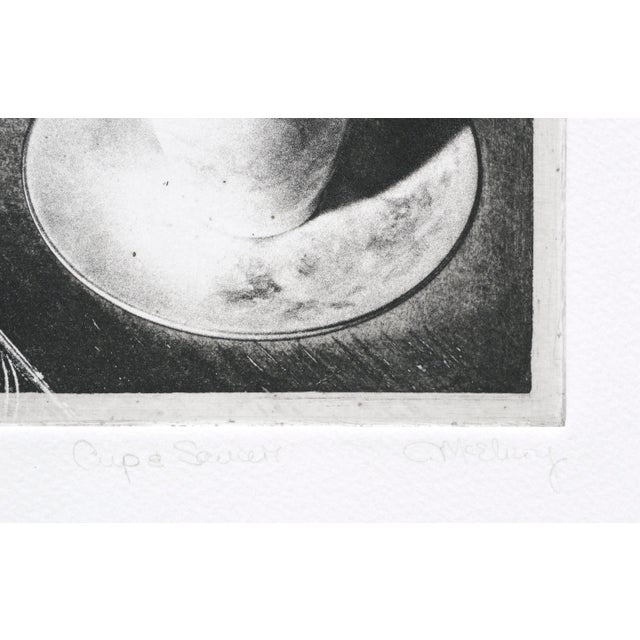 Cup & Saucer (Grandmother's Artifacts), Photo Etching Still-Life by Claudette McElroy For Sale In Monterey, CA - Image 6 of 7