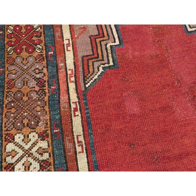 Rustic Galerie Shabab Collection Early 20th Century Turkish Anatolian Throw Rug For Sale - Image 3 of 6
