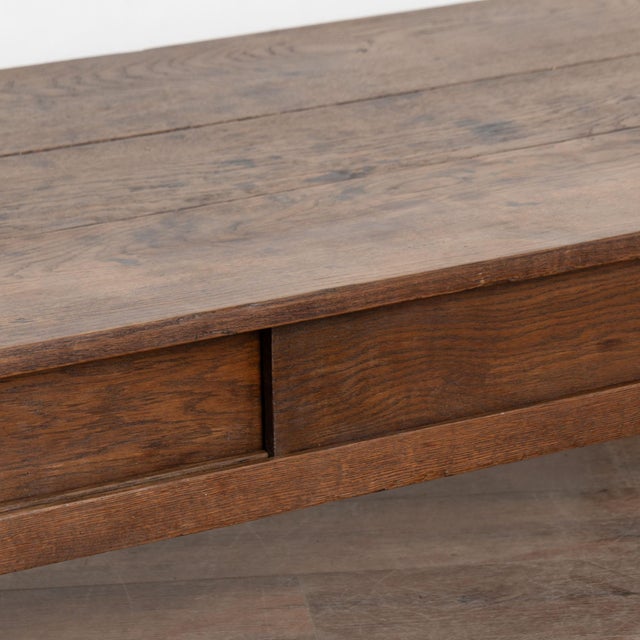 20th Century French Oak Coffee Table For Sale - Image 12 of 14