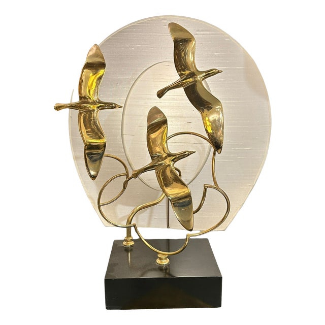 Seagull Lamp from Maison Jansen, 1950s For Sale