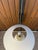 Vintage 1980s Postmodern White 1980s White Plaster Textured Ribbed Floor Lamp With Original Lamp Shade For Sale - Image 12 of 12