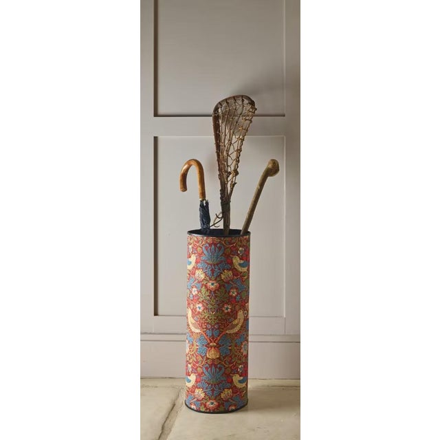 A lovely addition to any home, this stylish and durable tapestry umbrella stand is constructed from metal and covered in...