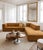 BoConcept Carmo modular sectional in camel Frisco AquaClean fabric on a black lacquered base, purchased new from BoConcept...