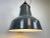 Large Industrial Factory Lamp in Grey Enamel from Elektrosvit, 1960s For Sale - Image 14 of 17