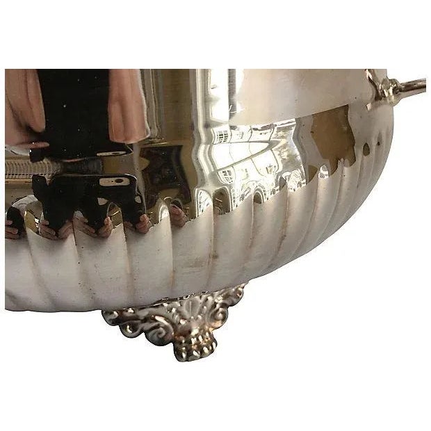 Mid 20th Century Vintage Silver Plate Tureen For Sale - Image 5 of 7