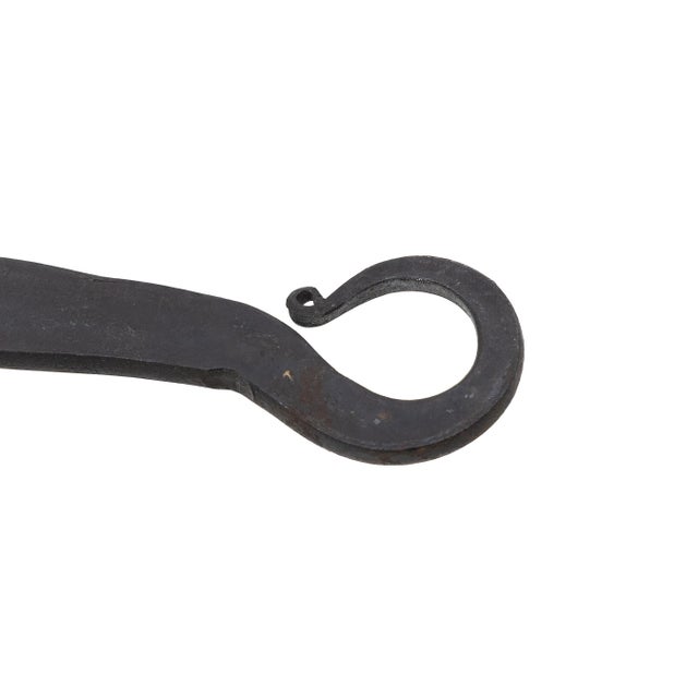 Metal Vintage Style Copper and Steel Fireplace Cooking Pan For Sale - Image 7 of 7