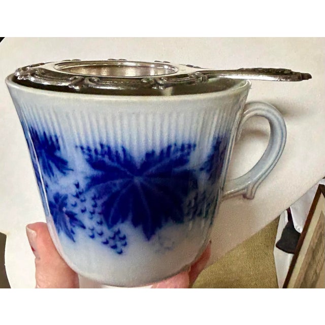 Danish Silver Tea Strainer For Sale - Image 4 of 4