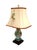 This oriental vintage hand-painted lamp on a wood base is a unique and elegant lighting fixture for any home. The...