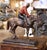 19th Century French Spelter Sculpture of Jockey on Horseback Signed p.j. Mène For Sale - Image 11 of 12