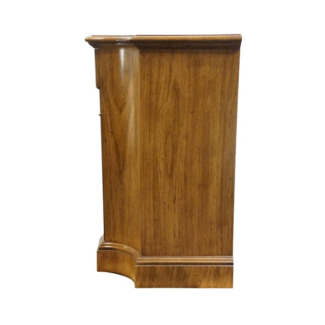 Century Furniture Italian Neoclassical Tuscan Style Burled Walnut 56" Server Buffet For Sale - Image 11 of 13