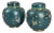 Vintage Pair of Chinese Cloisonné Ginger Jars For Sale