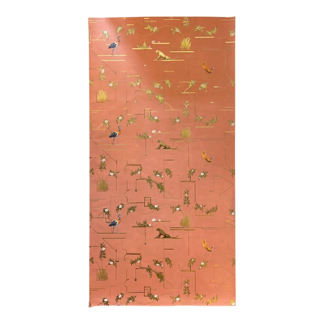Jennifer Shorto Pompeii Pink Wallpaper For Sale