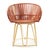 Circo Dining Chair Leather by Sebastian Herkner For Sale - Image 6 of 17