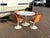 Mid Century 1970's Broderna Johanson Dining Table & Chairs Table :- 167 cms in length, 84 cms wide, 72.5 cms tall. Strong...