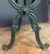French Bistro or Conservatory Table With Marble Top Over Cast Iron Base For Sale - Image 9 of 10