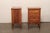 Wood Italian Pair Antique 3-Drawer Side Chests For Sale - Image 7 of 13