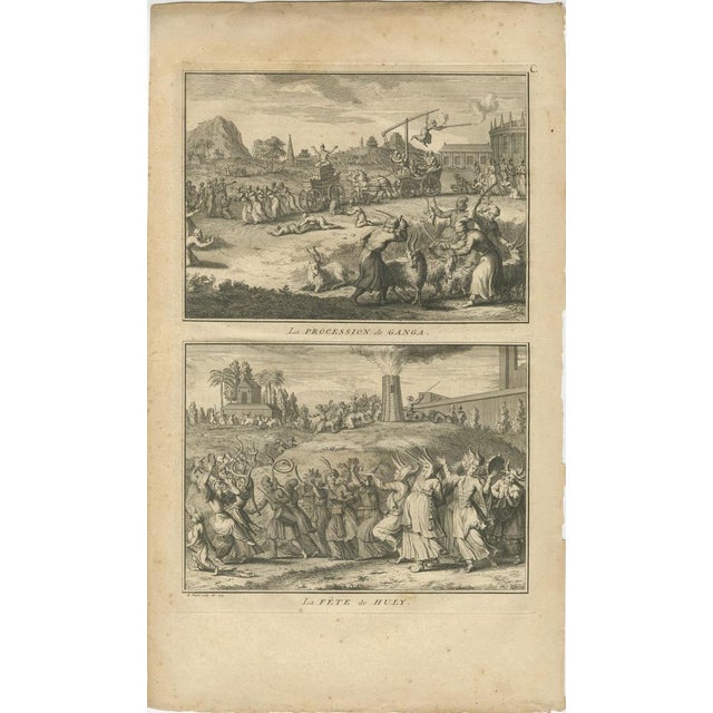 Picart, Procession of Ganga and Festival of Huly, 1734, Print For Sale - Image 11 of 12