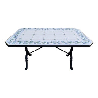 Bistro Table in Earthenware by Vincent and Élisabeth Portier For Sale