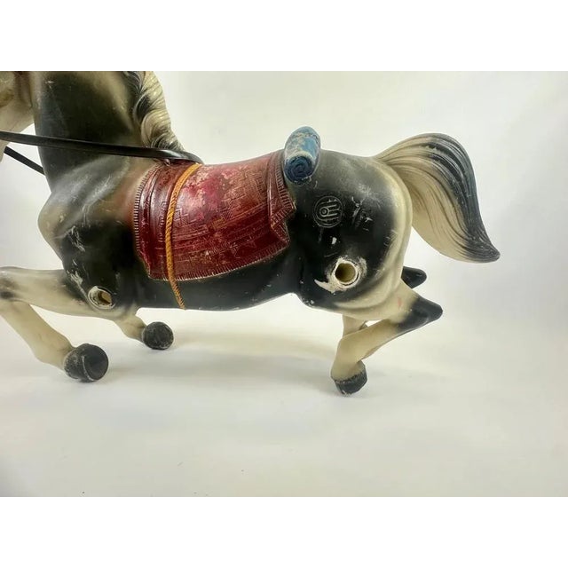 1970s Vintage Plastic Rocking Horse from Blazon, 1970 For Sale - Image 5 of 12