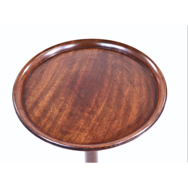 18th Century George III Period Mahogany Candle Stand For Sale - Image 5 of 13