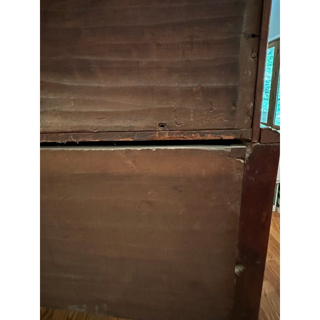 Antique Cherry Highboy C. 1760 For Sale - Image 9 of 11