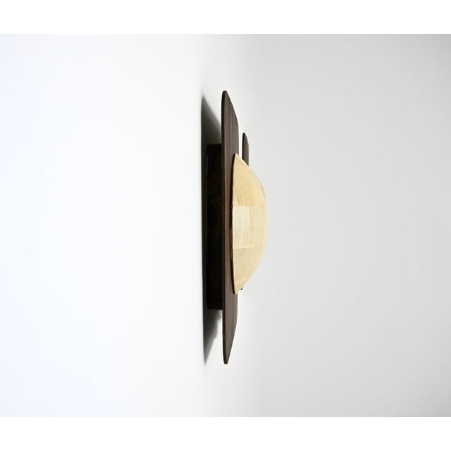Wood Italian Wall Lamps, 1960s, Set of 2 For Sale - Image 7 of 10