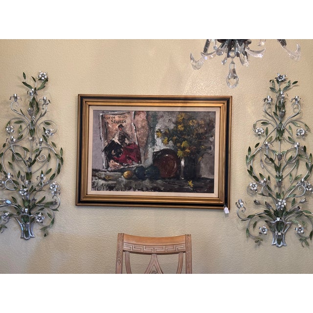 Spanish 1960s Matador Seville in Still Life Oil Painting For Sale - Image 3 of 5