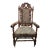 1940s Carved French Arm Chair For Sale