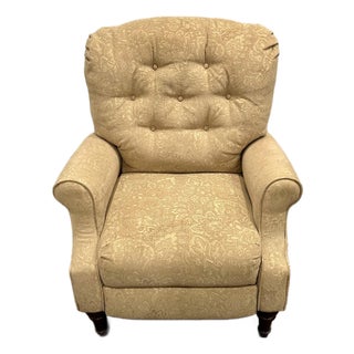 Beatrice High Leg Upholstered Recliner by Lane Furniture For Sale