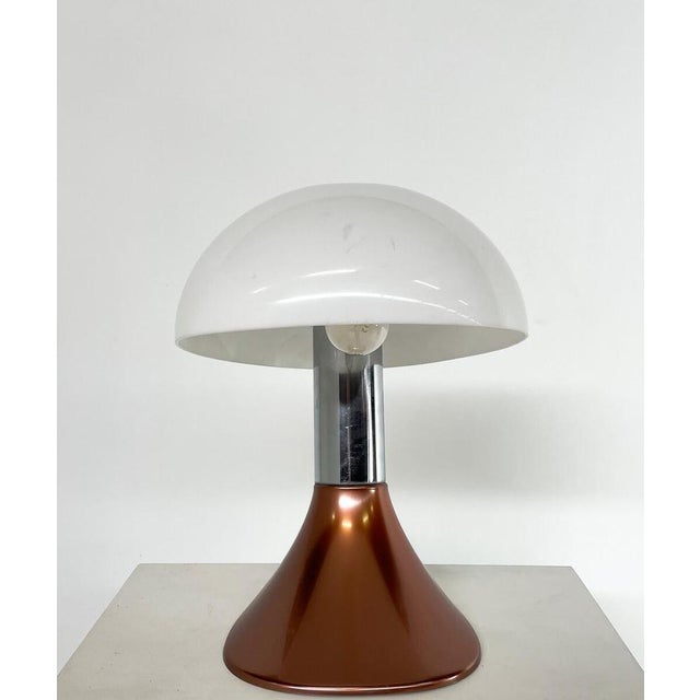Mid-Century Cobra Table Lamp attributed to Guzzini, Italy, 1960s For Sale - Image 6 of 9