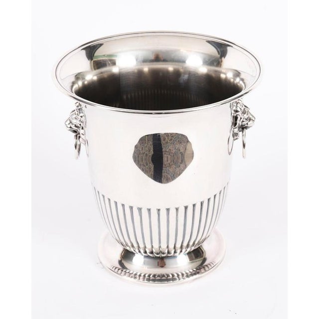 This is an elegant Regency revival silver plated wine / champagne cooler, dating from the late 19th Century. The 'Bell...