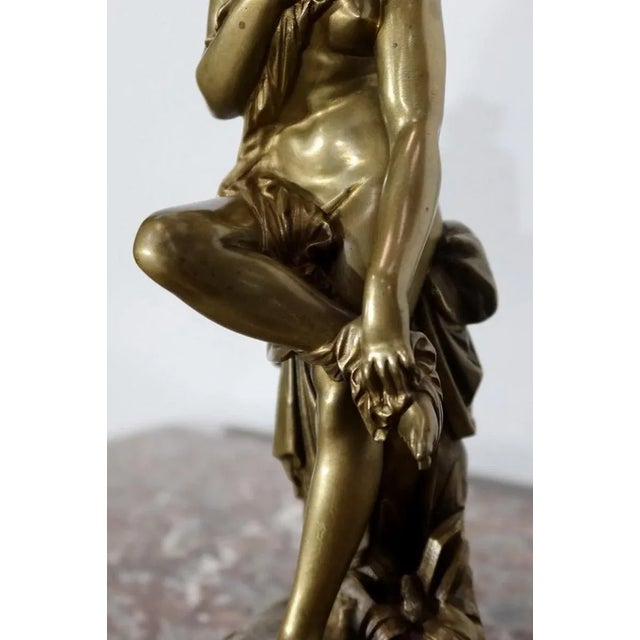 A. Carrier-Belleuse, Female Bather, Mid-19th Century, Bronze For Sale - Image 13 of 18
