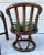 1970s Mid-Century Bent Bamboo Set of Swivel Chairs and Table Base - 3 Pieces For Sale - Image 5 of 11